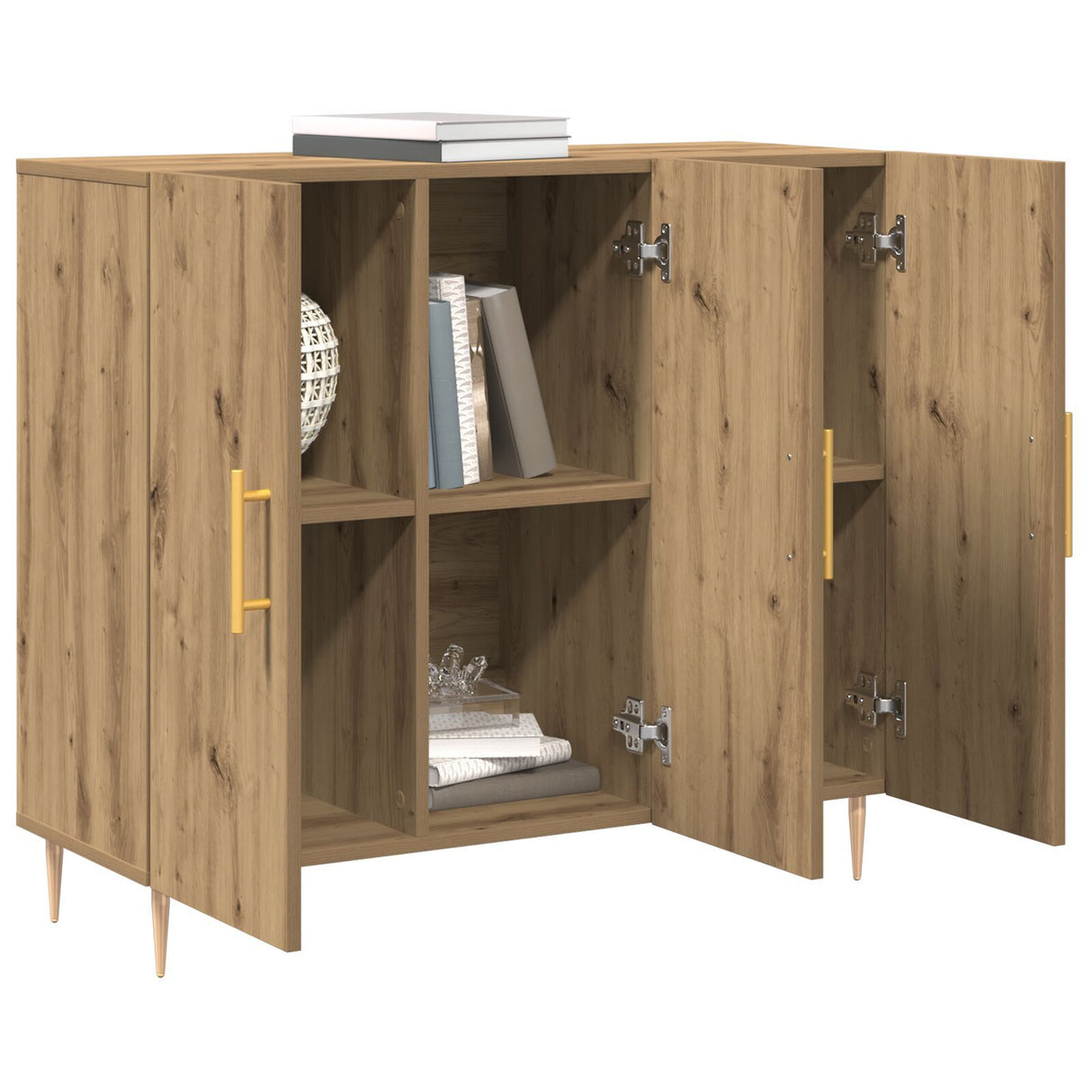 Sideboard Artisan Oak 90X34X80 Cm Engineered Wood
