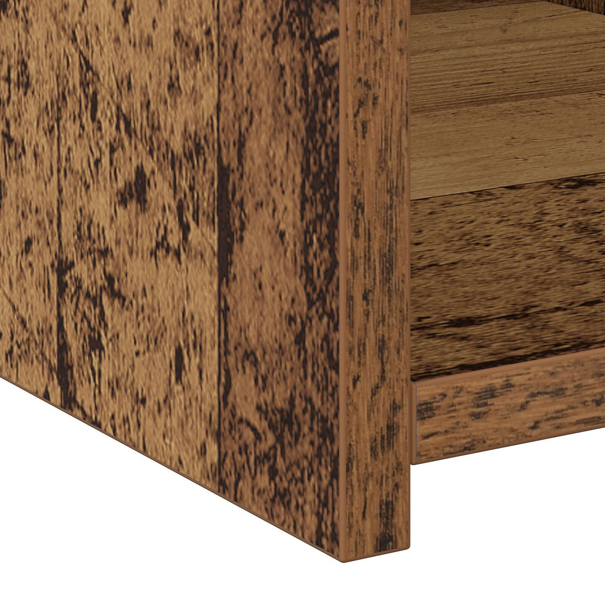 Highboard Old Wood 30X42,5X185 Cm Engineered Wood