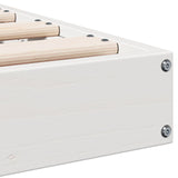 Floor Bed Frame 90X220 Cm Solid Wood Pine