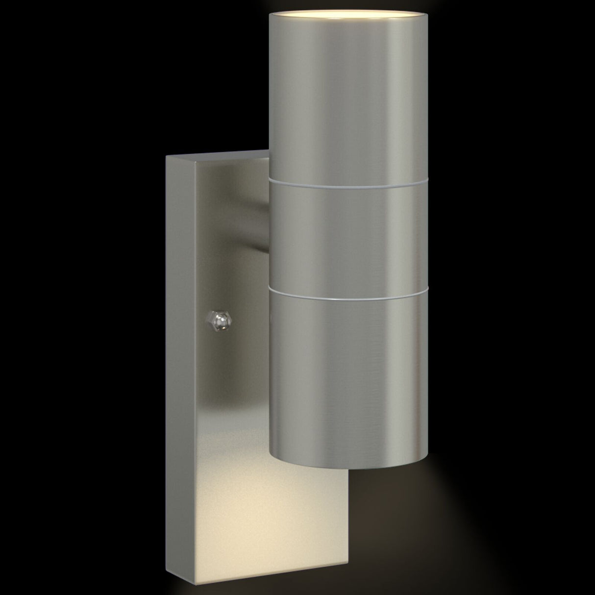 Outdoor Wall Light Silver Ip44
