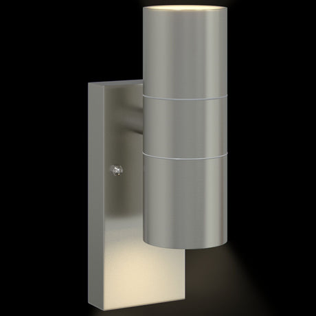 Outdoor Wall Light Silver Ip44