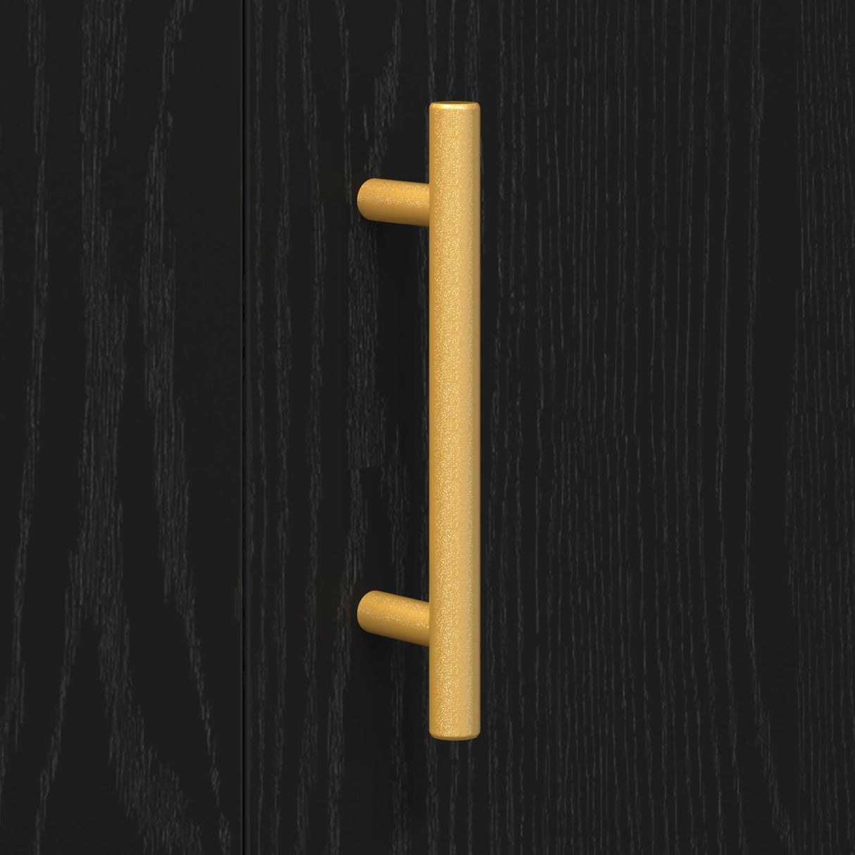 Black Oak Sideboard 90X34X80 Cm Made Of Engineered Wood