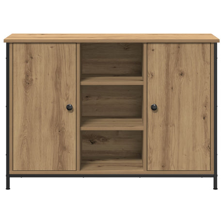 Sideboard Artisan Oak 100X35X70 Cm Engineered Wood And Steel