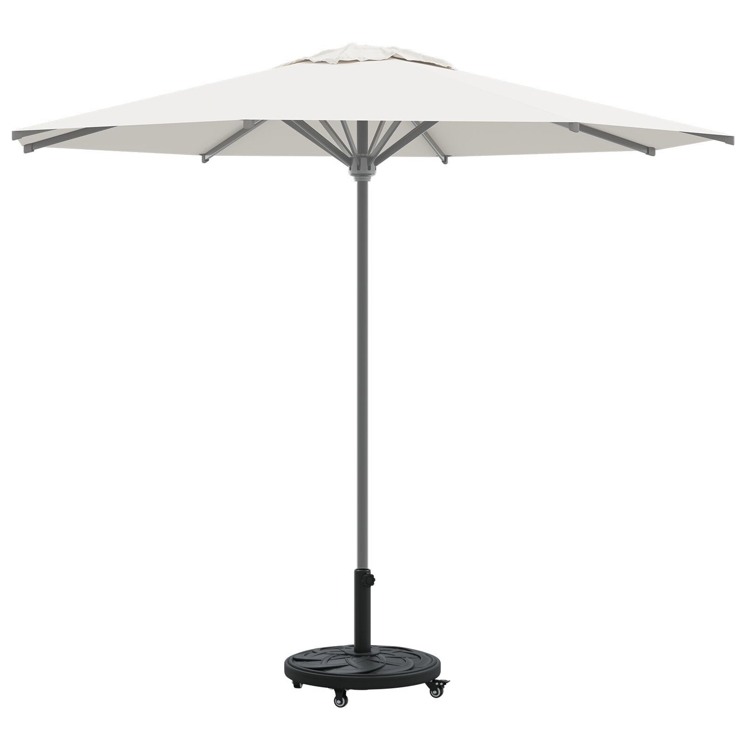 Parasol Base With Wheels For Ø38-48 Mm Poles 13 Kg Round