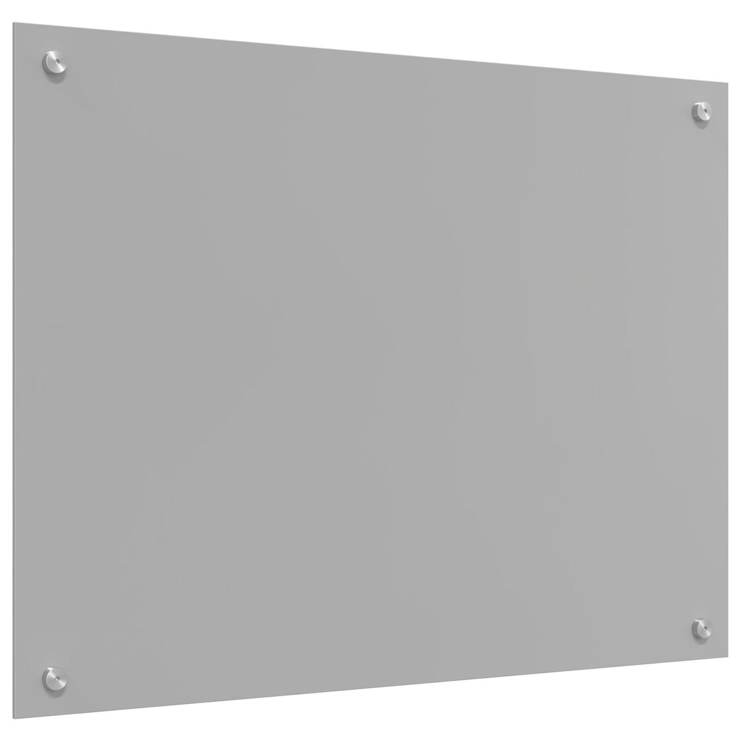 Kitchen Backsplash Light Grey 80X50X0.6 Cm Tempered Glass