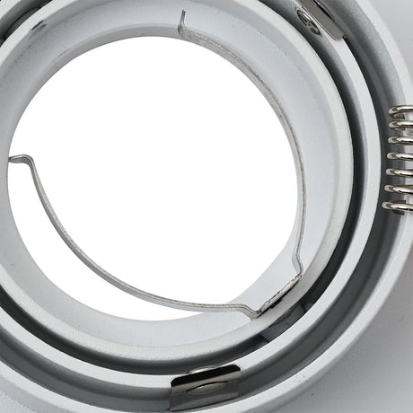 Recessed Spotlights 24 Pcs Square Gu10 White 91X91 Mm