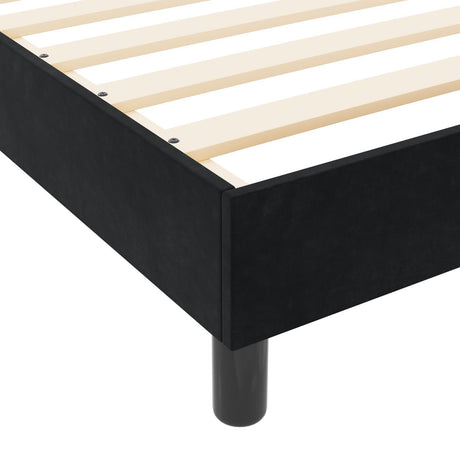 Black Velvet Bed Frame 200X200 Cm