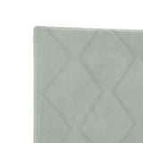 Bed Frame Light Grey 140X190 Cm Velvet