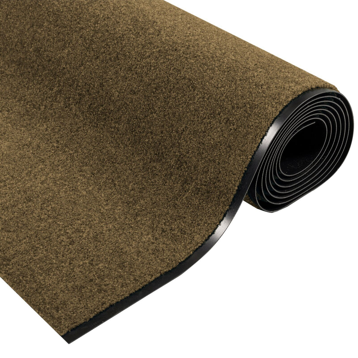 Washable Doormat In Brown, 120X350 Cm