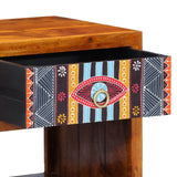 Side Cabinet 40X35X45 Cm Solid Wood Acacia