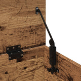 Storage Box Old Wood 90X35X35 Cm Made From Engineered Wood