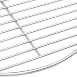 Bbq Grill Grate Silver Ø43 Cm Stainless Steel