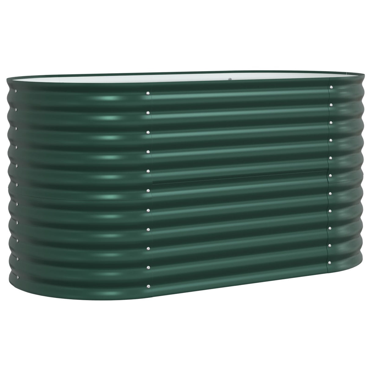 Garden Raised Bed Green 160X80X81 Cm Galvanized Steel