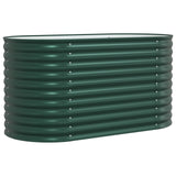 Garden Raised Bed Green 160X80X81 Cm Galvanized Steel
