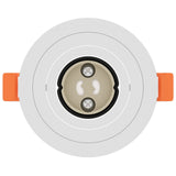 Recessed Spotlights 6 Pcs Round Gu10 White Ø91 Mm