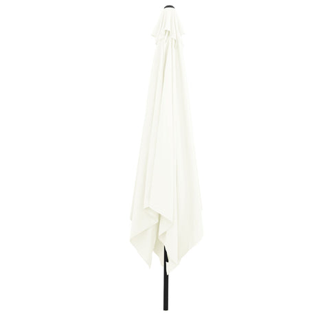 Square Garden Parasol 295X245 Cm White