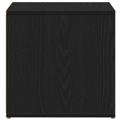 Box Drawer Black Oak 40,5X40X40 Cm Engineered Wood