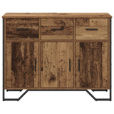Sideboard Old Wood Oak 97X32.5X74.5 Cm Engineered Wood