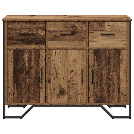 Sideboard Old Wood Oak 97X32.5X74.5 Cm Engineered Wood