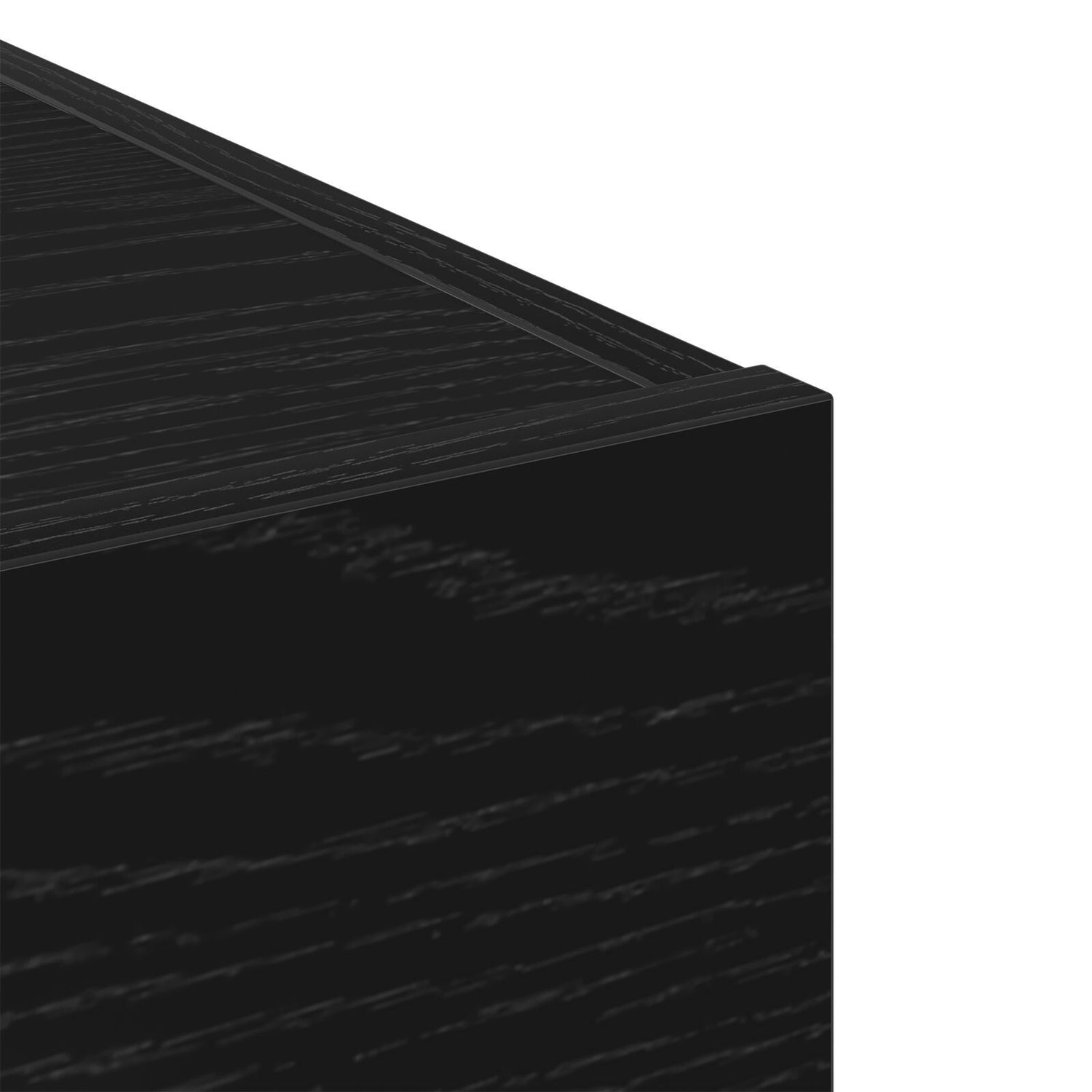 Sideboard Black Oak 30X42,5X93 Cm Engineered Wood