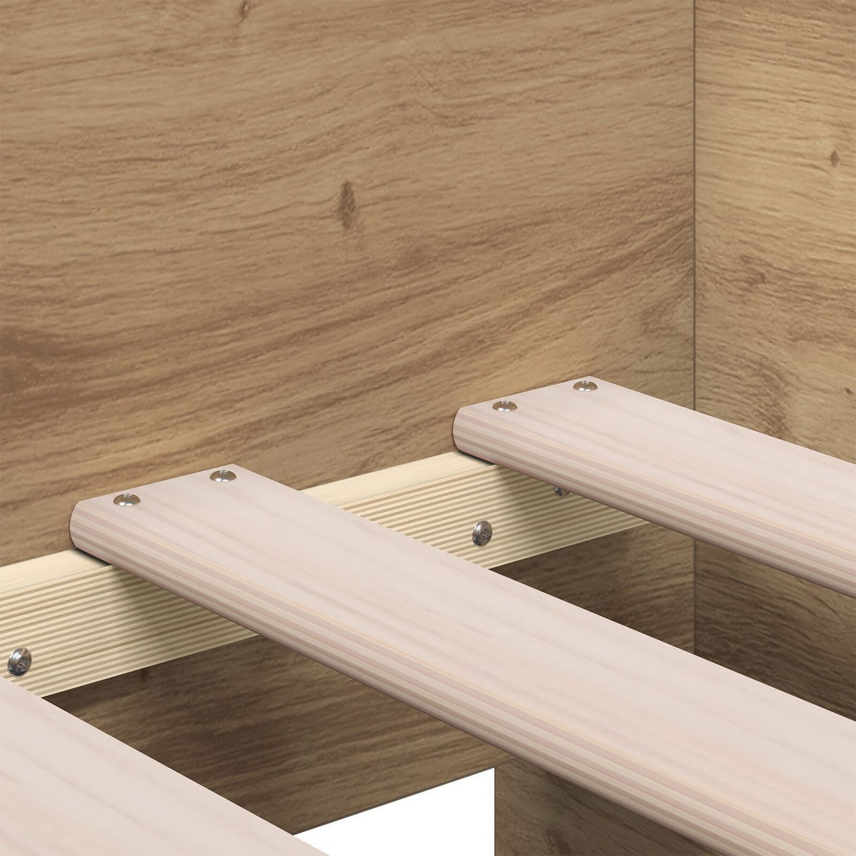 Daybed With Drawers Artisan Oak Engineered Wood 90 X 190 Cm