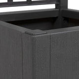 Garden Planter With Trellis - 36X36X140 Cm