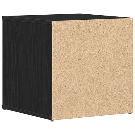 Box Drawer Black Oak 40,5X40X40 Cm Engineered Wood