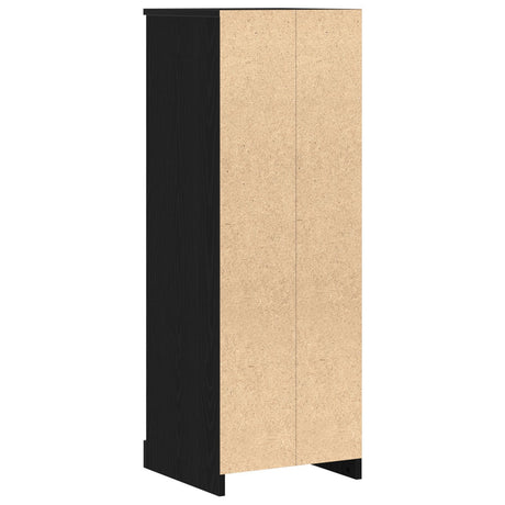 Highboard Black Oak 36X35.5X103.5 Cm Engineered Wood