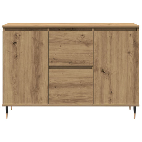 Sideboard With Doors & Drawers Artisan Oak 101,5X35X70 Cm