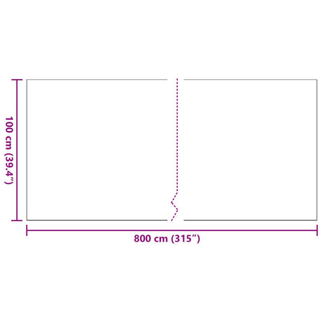 Fake Grass Black 1X8 M 40 Mm