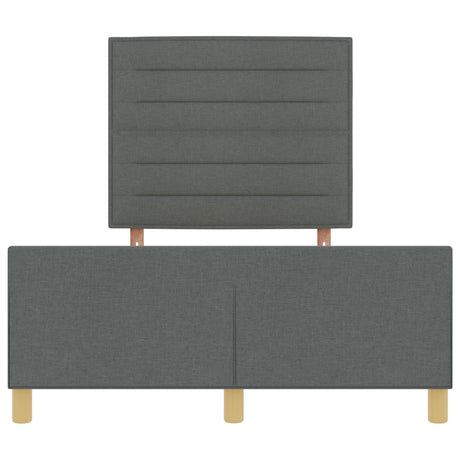 Bed Frame In Dark Grey, 160X200 Cm, Fabric