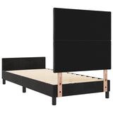 Bed Frame Black 90X190 Cm Velvet