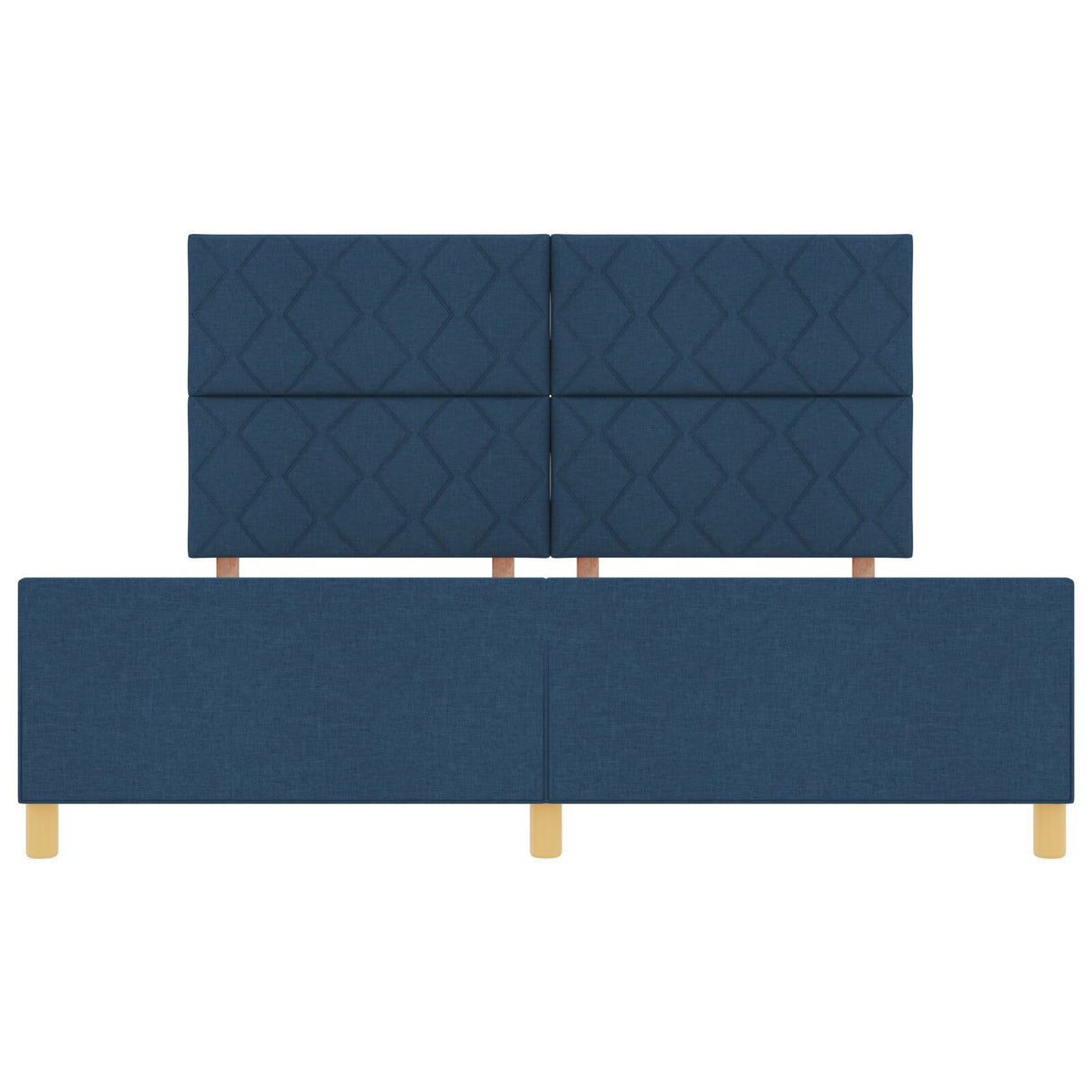 Blue Bed Frame 180X200 Cm Fabric