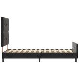 Bed Frame Black 80X200 Cm Velvet