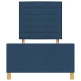 Blue Fabric Bed Frame 80X200 Cm