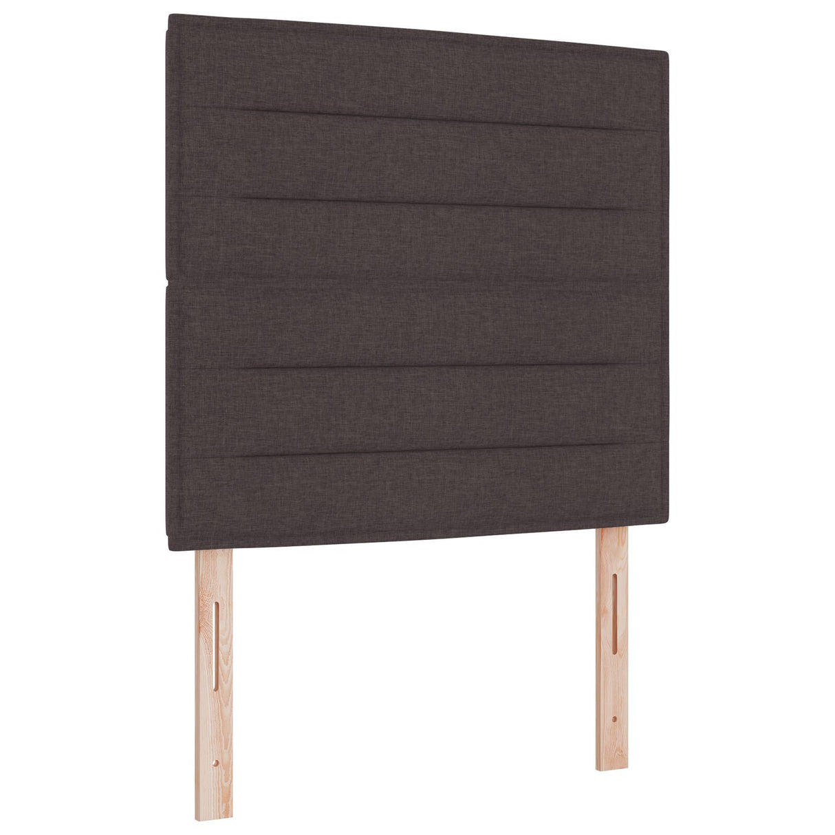Bed Frame In Dark Brown, 120X200 Cm, Fabric