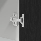 Black Oak Hanging Cabinet 60X31X60 Cm Made Of Engineered Wood