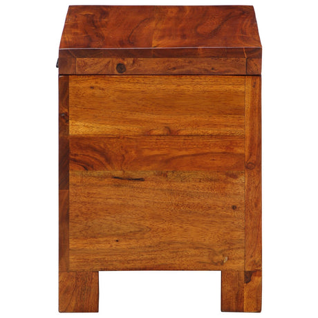 Storage Box Honey Brown 50X30X40 Cm Solid Wood Acacia