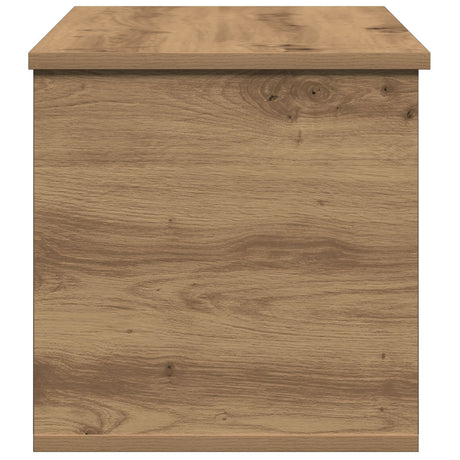 Storage Box In Artisan Oak - 90X35X35 Cm, Made From Engineered Wood