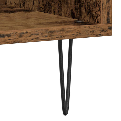 Record Cabinet Artisan Oak 100X38X48 Cm Engineered Wood