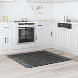 Shaggy Rug With Latex Backing Dark Grey 120X120 Cm