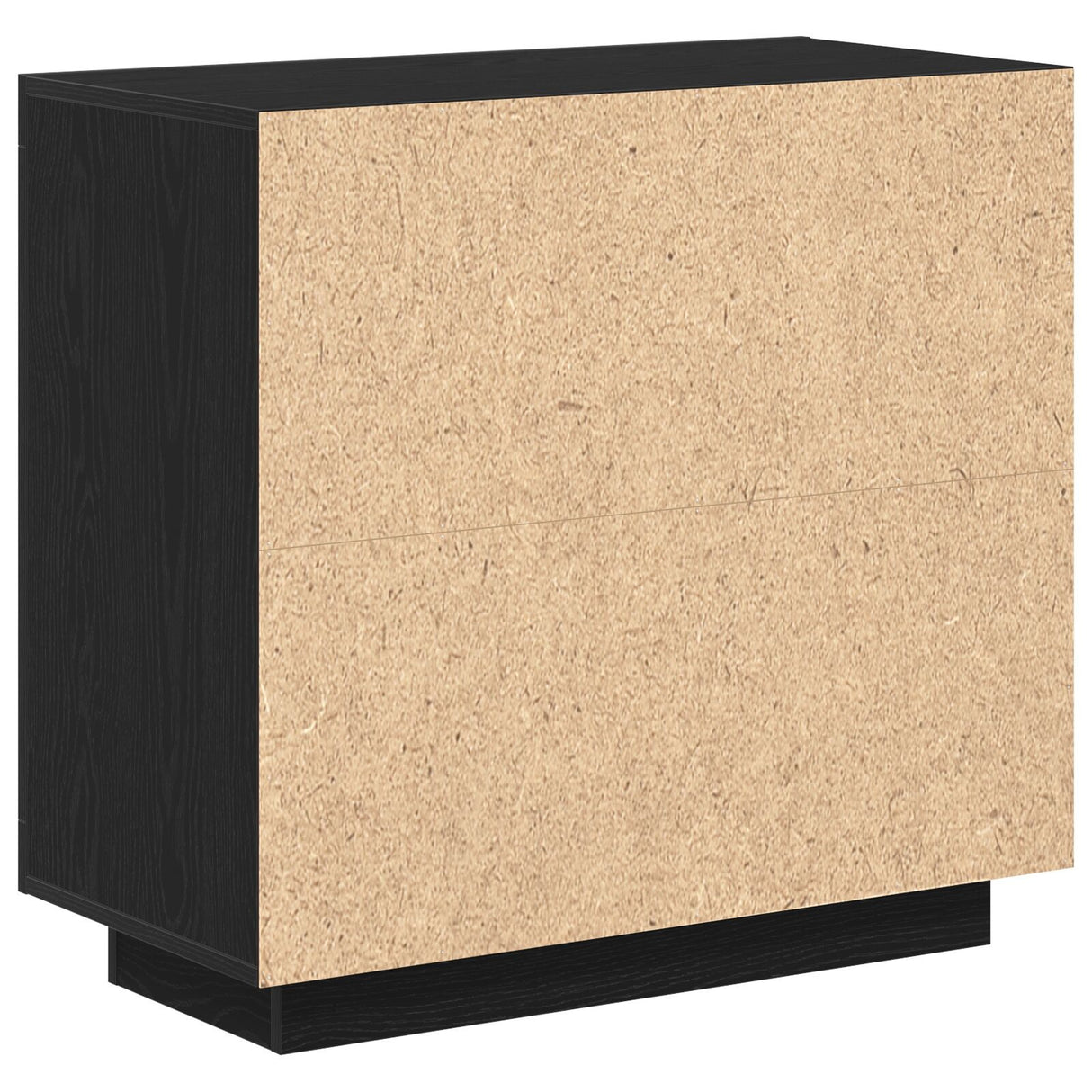 Sideboard Black Oak 80X40X75 Cm Engineered Wood