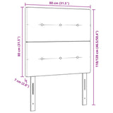 Headboard Button Tufted Velvet