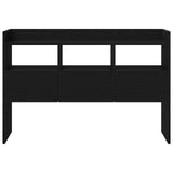 Black Oak Sideboard 105X30X70 Cm Made From Engineered Wood