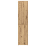 Highboard Artisan Oak 80X33X150 Cm Engineered Wood