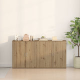 Sideboards 2 Pcs Artisan Oak 79X38X80 Cm Engineered Wood