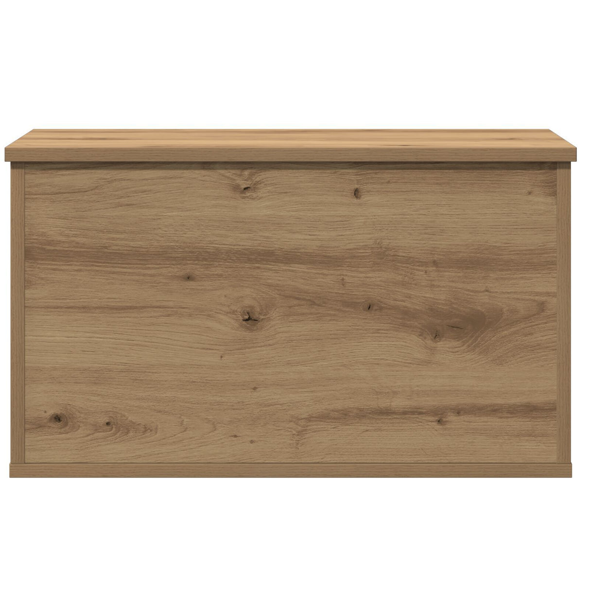 Storage Box With Lid Artisan Oak 60X35X35 Cm Engineered Wood