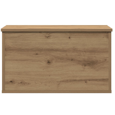 Storage Box With Lid Artisan Oak 60X35X35 Cm Engineered Wood