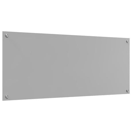 Kitchen Backsplash Light Grey 120X50X0.6 Cm Tempered Glass