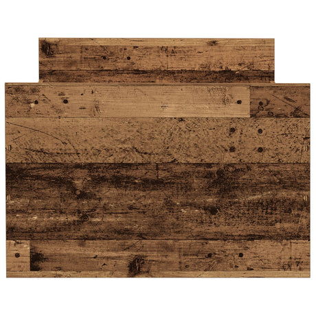 Bed Frame Without Mattress Old Wood 75X190 Cm Engineered Wood